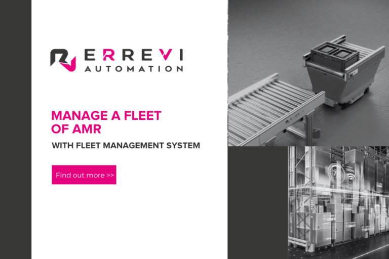 Fleet Management System in action to manage AMR's fleet