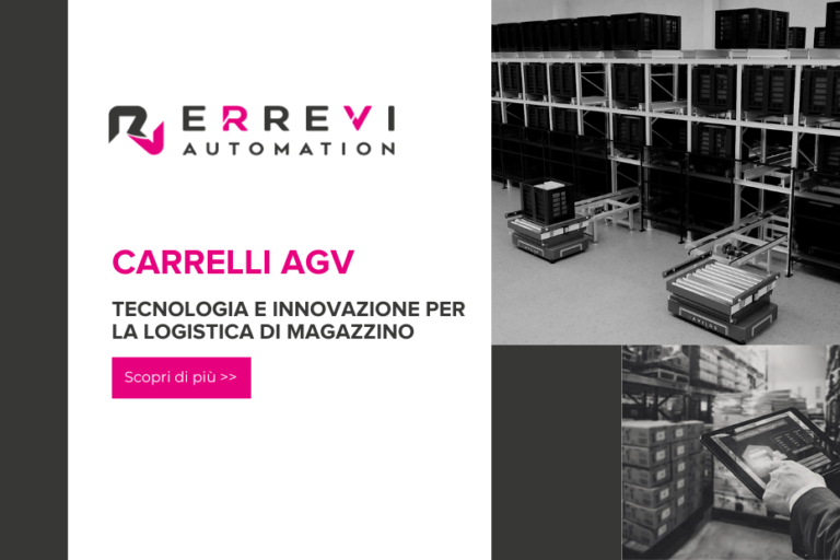 Carrelli AGV automatizzati per logistica moderna
