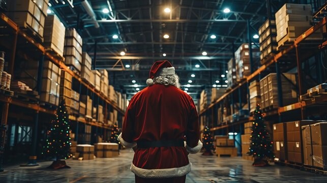 Magazzino automatizzato per la logistica natalizia