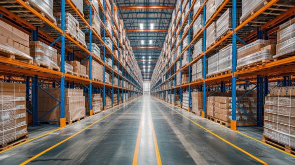 Cybersecurity software magazzino industriale