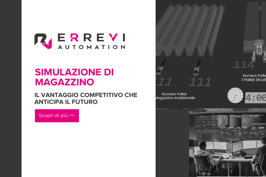 Simulatore magazzino per ottimizzare gestione e automazione logistica
