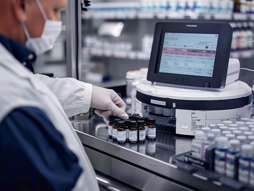 Automated solutions for pharmaceutical warehouse with vertical racking
