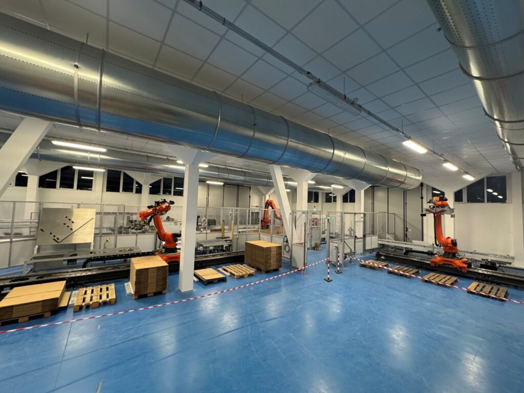 Isola robotizzata per confezionamento nel settore automotive