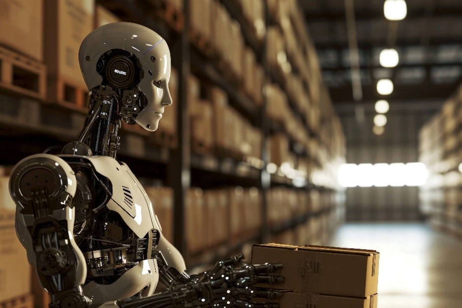 Robot umanoide applicato alla logistica di magazzino