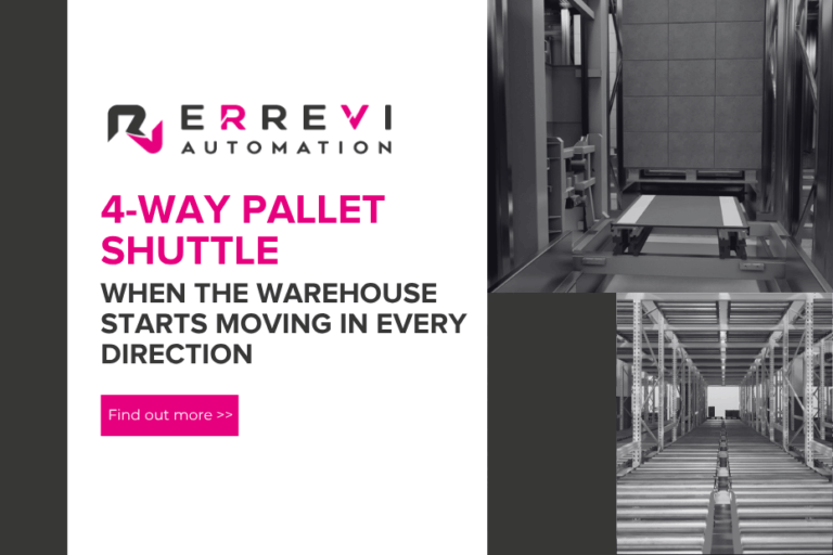 Four way pallet shuttle